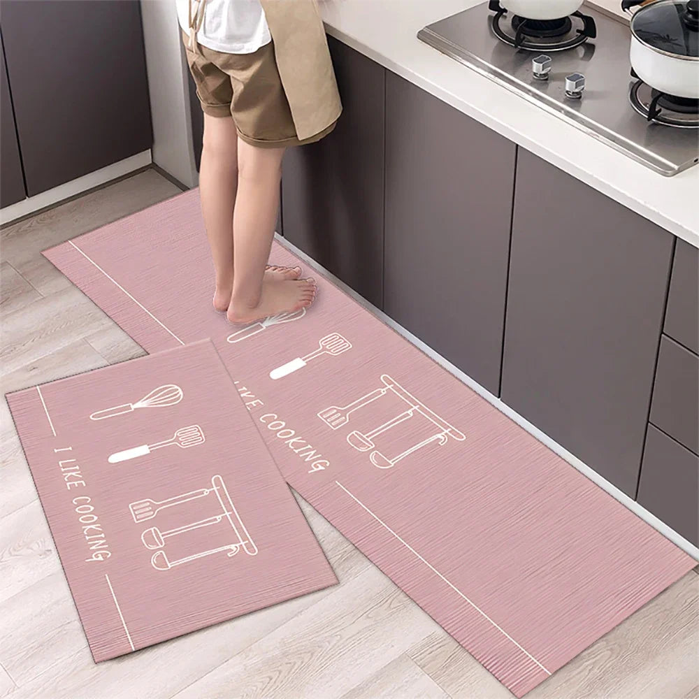 Soft Washable Non-Slip Runner Rug for Kitchen, Bedroom, Living Room & Bathroom
