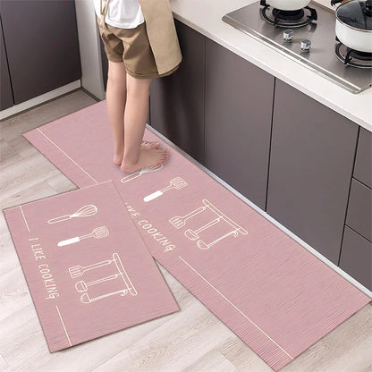Soft Washable Non-Slip Runner Rug for Kitchen, Bedroom, Living Room & Bathroom