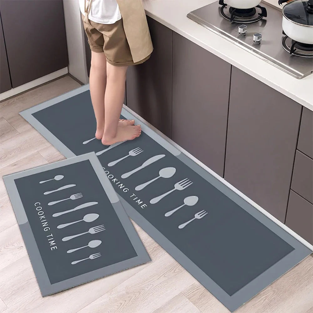 Soft Washable Non-Slip Runner Rug for Kitchen, Bedroom, Living Room & Bathroom