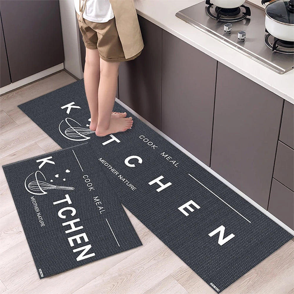 Soft Washable Non-Slip Runner Rug for Kitchen, Bedroom, Living Room & Bathroom