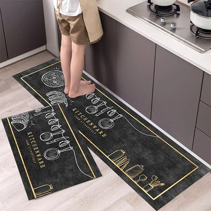 Soft Washable Non-Slip Runner Rug for Kitchen, Bedroom, Living Room & Bathroom