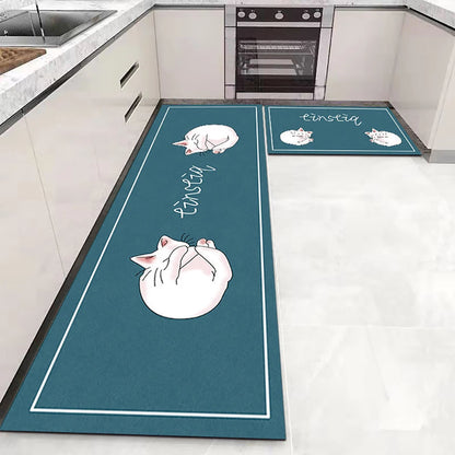 Soft Washable Non-Slip Runner Rug for Kitchen, Bedroom, Living Room & Bathroom